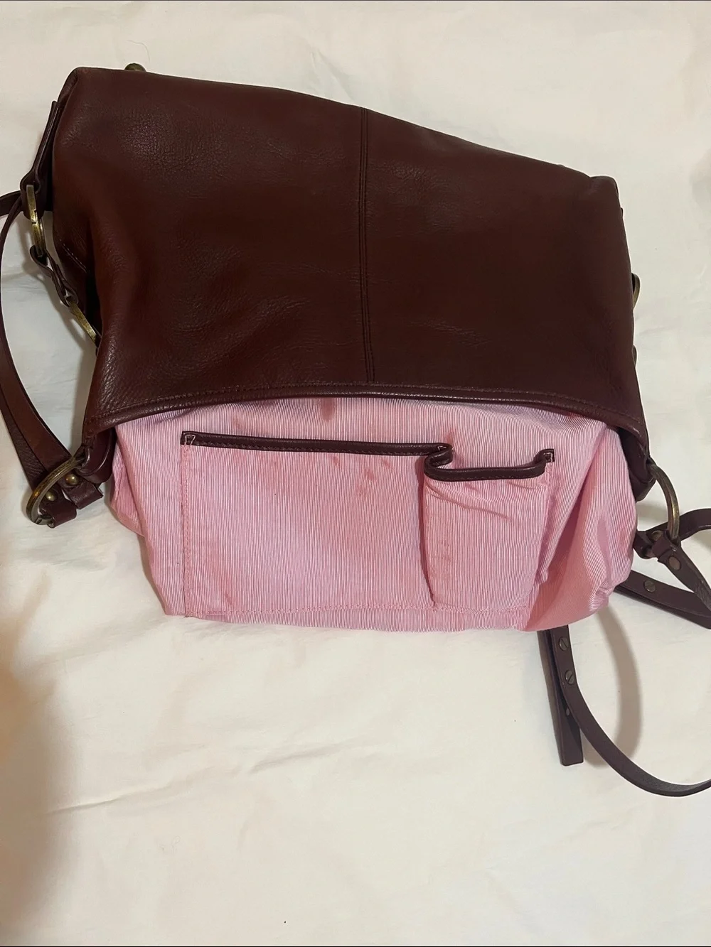 G series Flap Brown Soft Leather Bag Tobacco Glamour Sport Lthr Unit